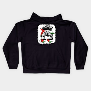 Palestine Palestinian Flag Girls Palestinian Womens Kids Hoodie